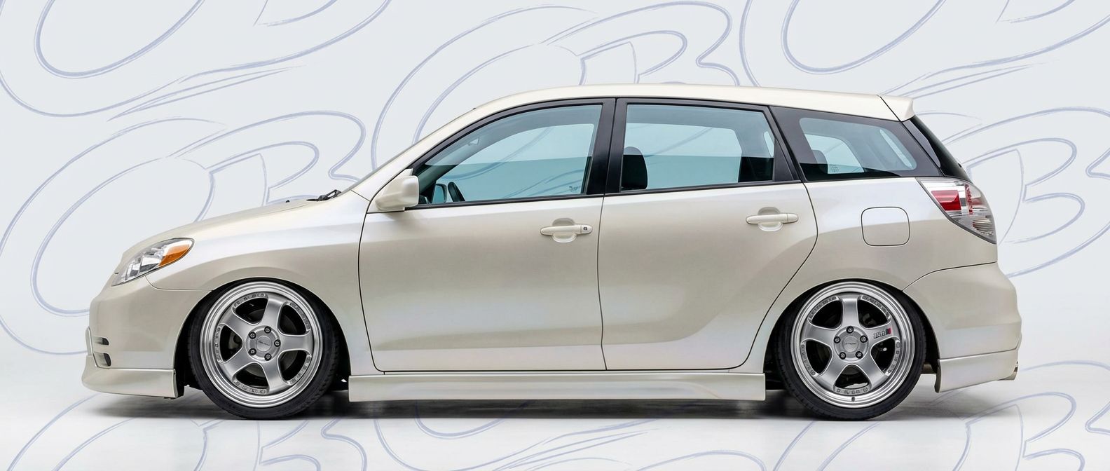 Top-tier 2004 Toyota Matrix 2004 featuring a high-gloss finish and carbon fiber weave.