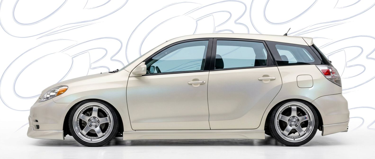 Top-tier 2007 Toyota Matrix 2007 featuring a high-gloss finish and carbon fiber weave.