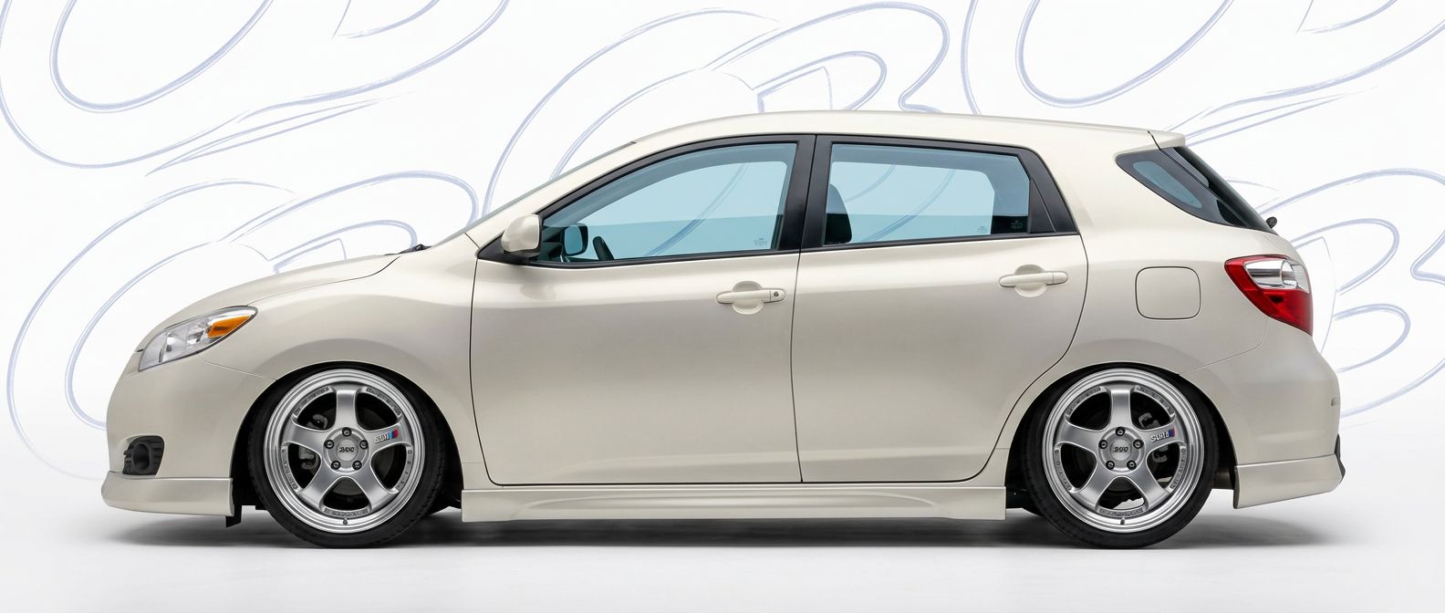 Detailed view of 2008 Toyota Matrix 2008 featuring lightweight, durable construction.