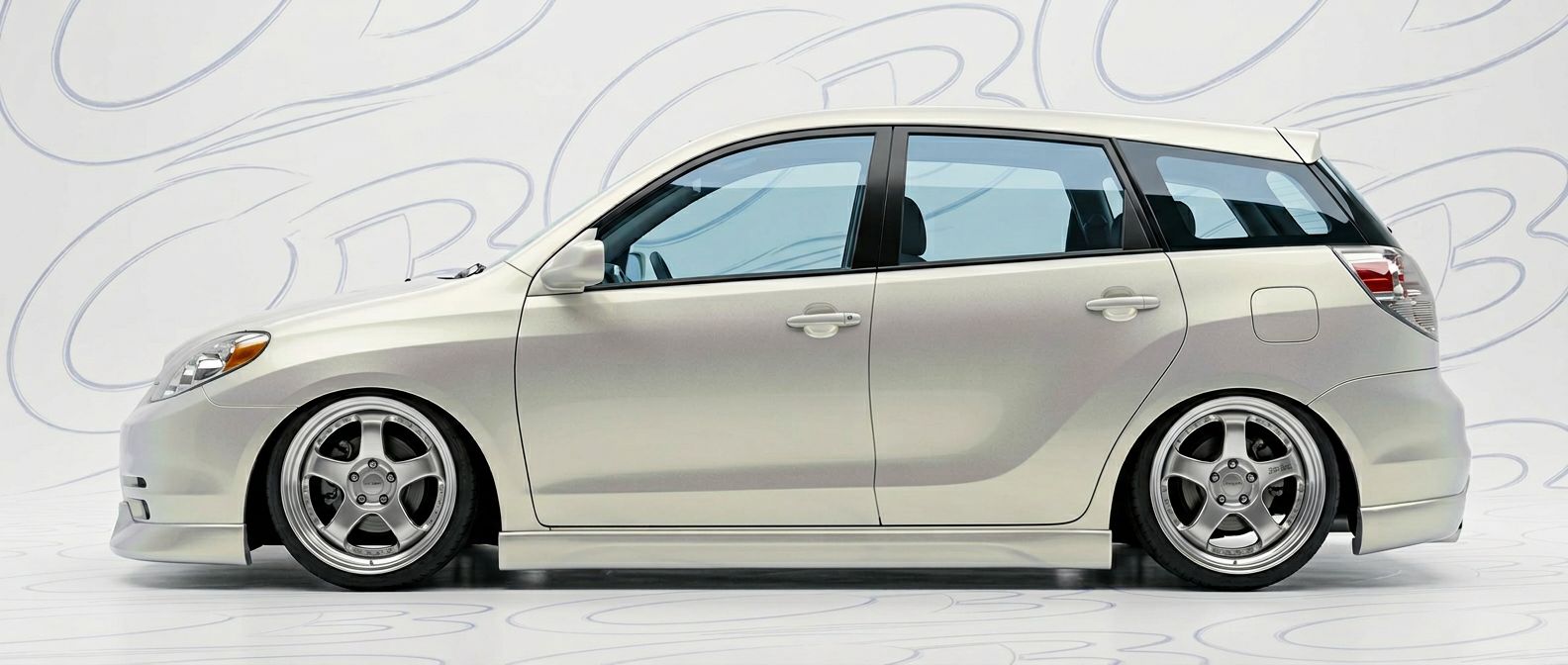 Aerodynamic  Toyota Matrix Matrix - Sleek design for enhanced vehicle styling.