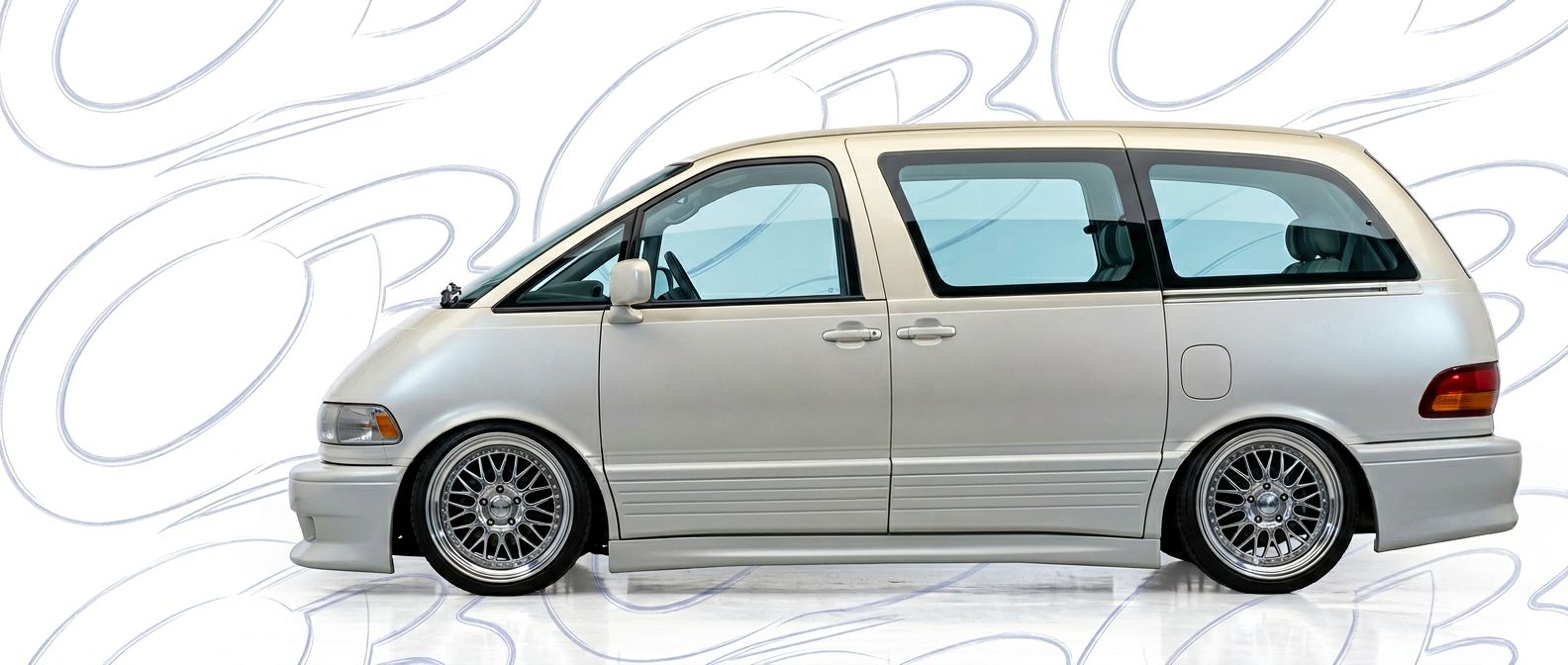 Top-tier 1992 Toyota Previa 1992 featuring a high-gloss finish and carbon fiber weave.