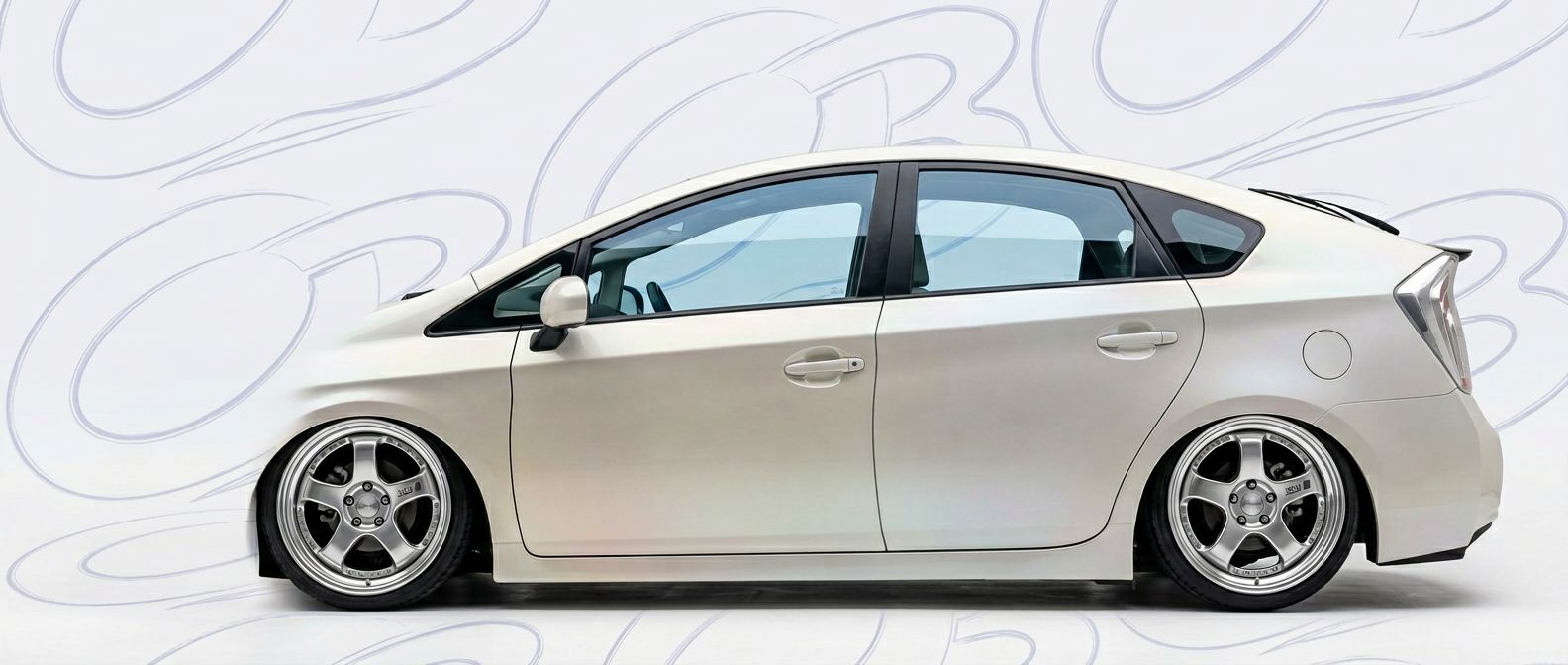 Top-tier 2013 Toyota Prius 2013 featuring a high-gloss finish and carbon fiber weave.