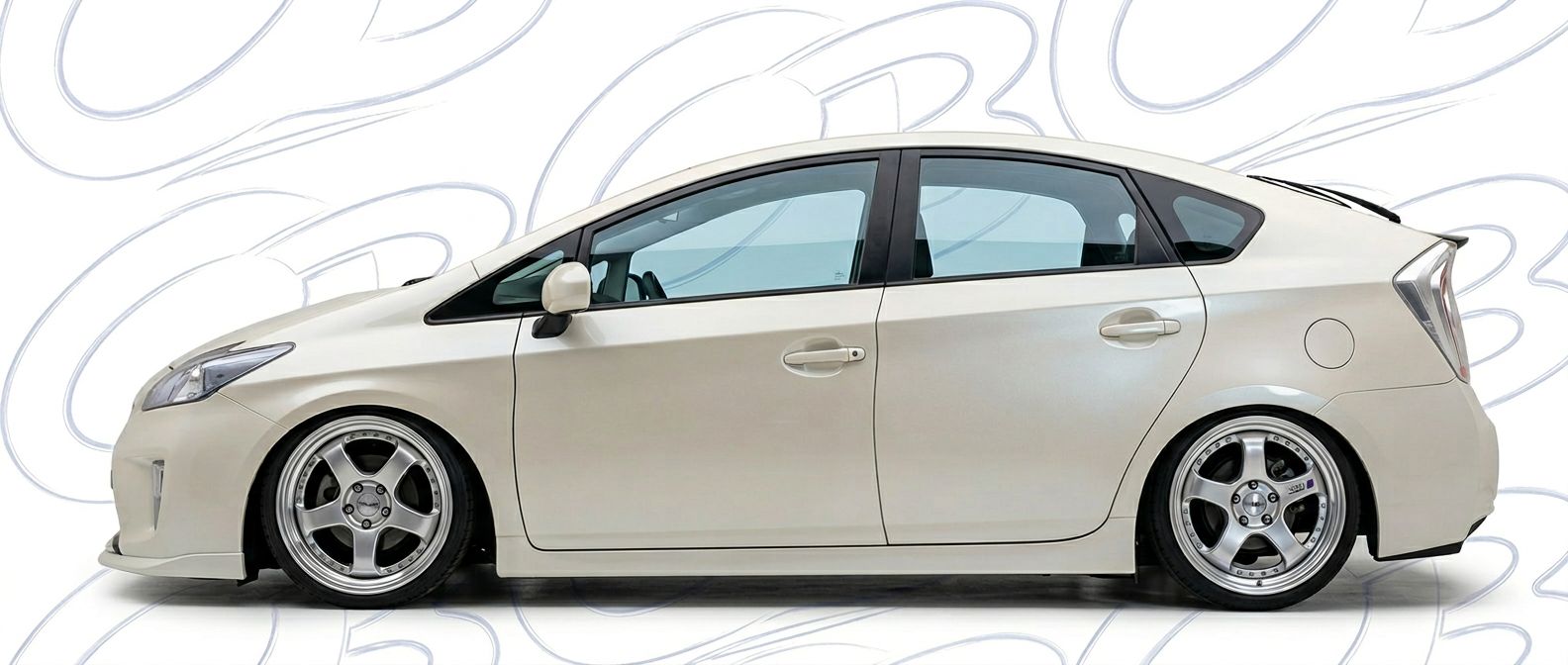 Detailed view of 2014 Toyota Prius 2014 featuring lightweight, durable construction.