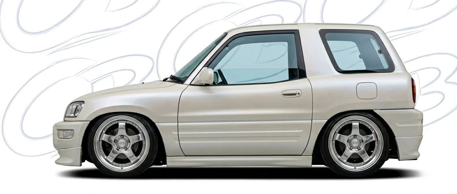 High-quality 1996 Toyota RAV4 1996 exterior shot with professional studio lighting.