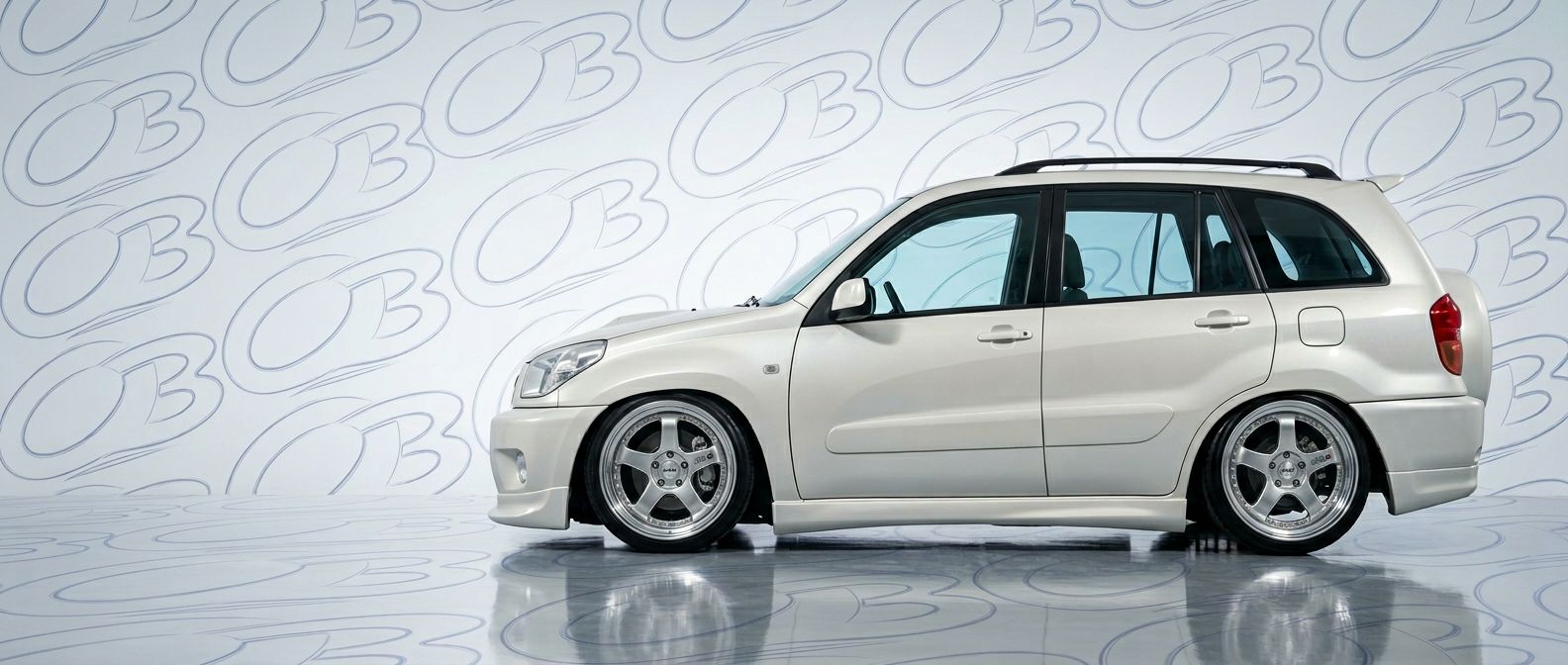 Professional automotive photography of a 2004 Toyota RAV4 with high-fidelity 2004.
