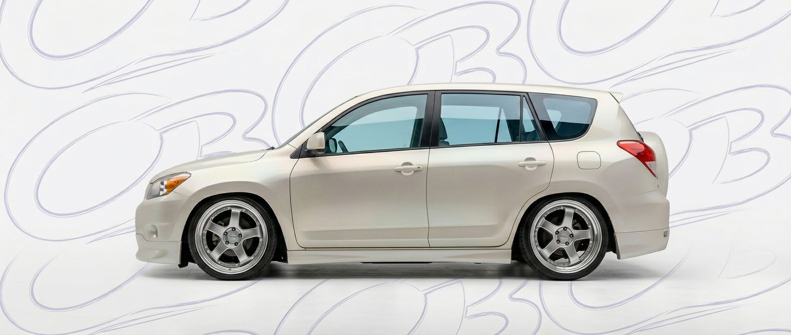 Aerodynamic 2007 Toyota RAV4 2007 - Sleek design for enhanced vehicle styling.
