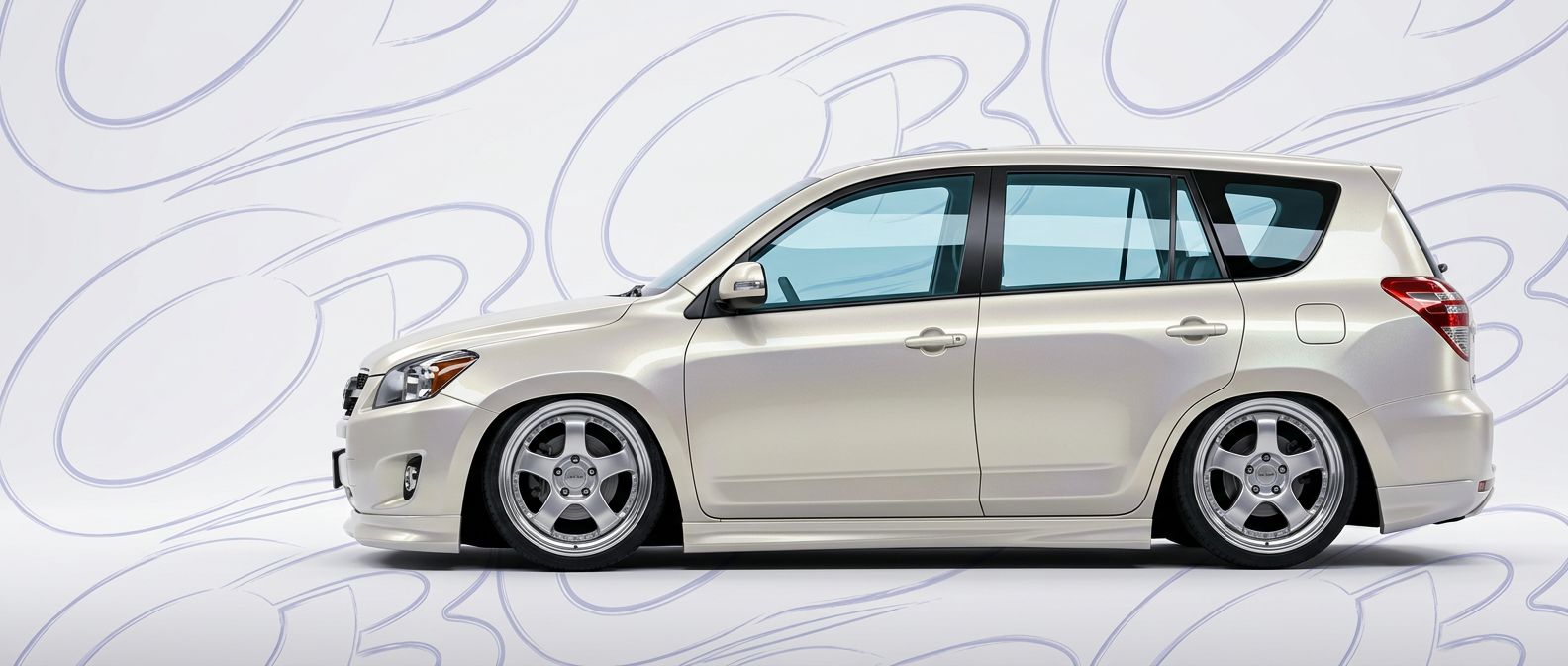 Aerodynamic 2011 Toyota RAV4 2011 - Sleek design for enhanced vehicle styling.