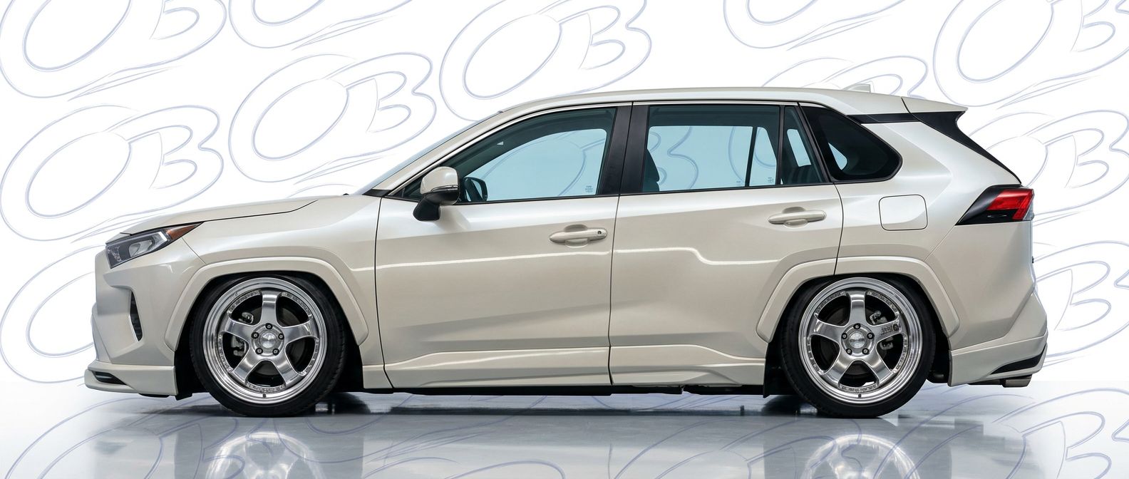 Front-angle view of  Toyota RAV4 RAV4 - Durable and stylish exterior enhancement.