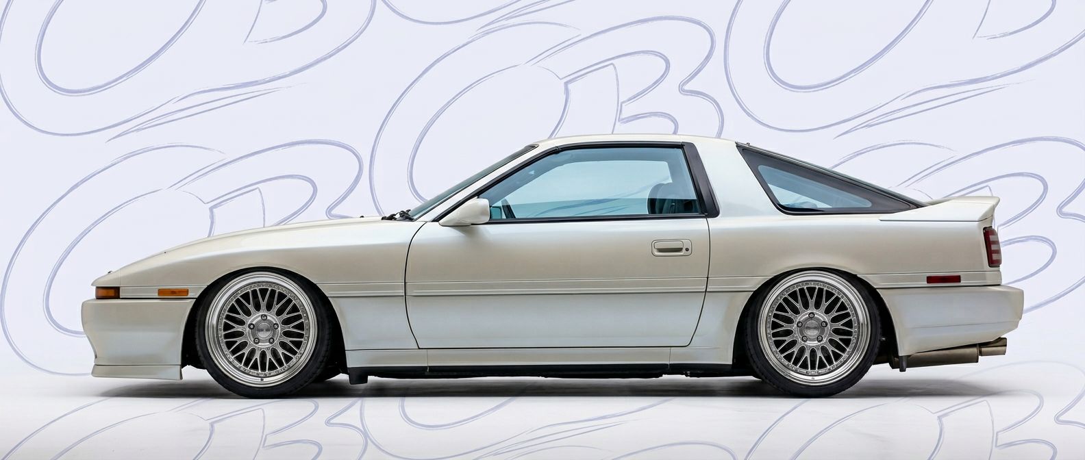 Front-angle view of 1986 Toyota Supra 1986 - Durable and stylish exterior enhancement.