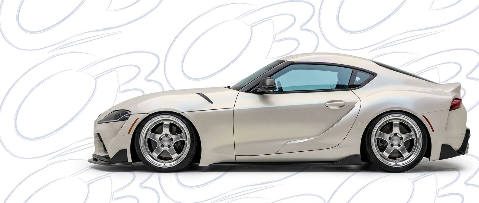 Top-tier 2020 Toyota Supra 2020 featuring a high-gloss finish and carbon fiber weave.