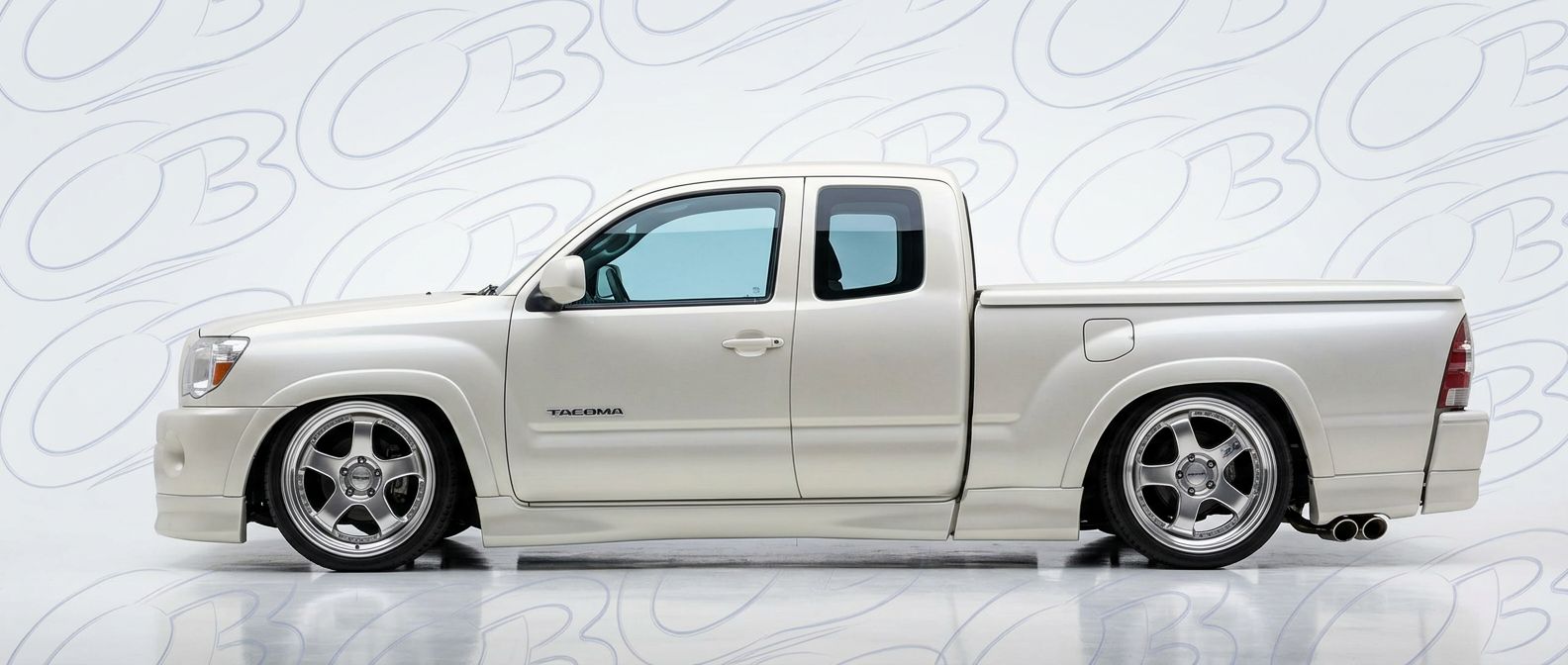 Top-tier 2008 Toyota Tacoma 2008 featuring a high-gloss finish and carbon fiber weave.