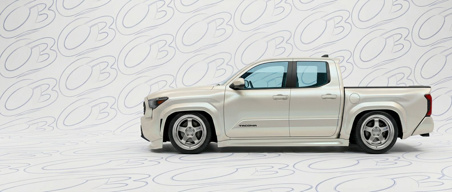 Top-tier 2023 Toyota Tacoma 2023 featuring a high-gloss finish and carbon fiber weave.