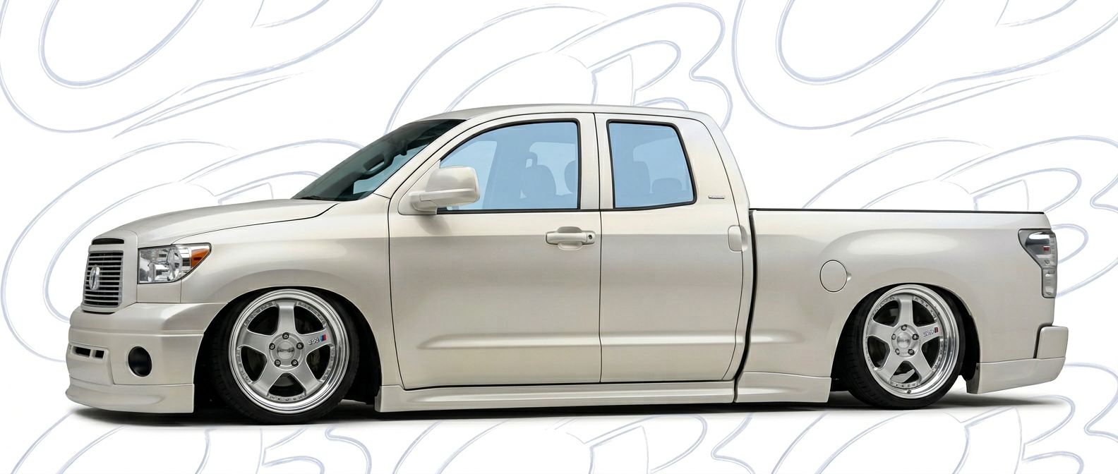 Professional automotive photography of a 2011 Toyota Tundra with high-fidelity 2011.