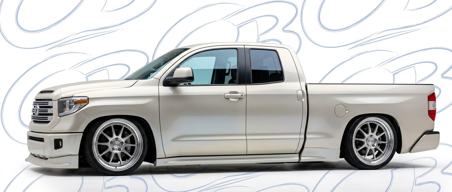 Aerodynamic  Toyota Tundra Tundra - Sleek design for enhanced vehicle styling.