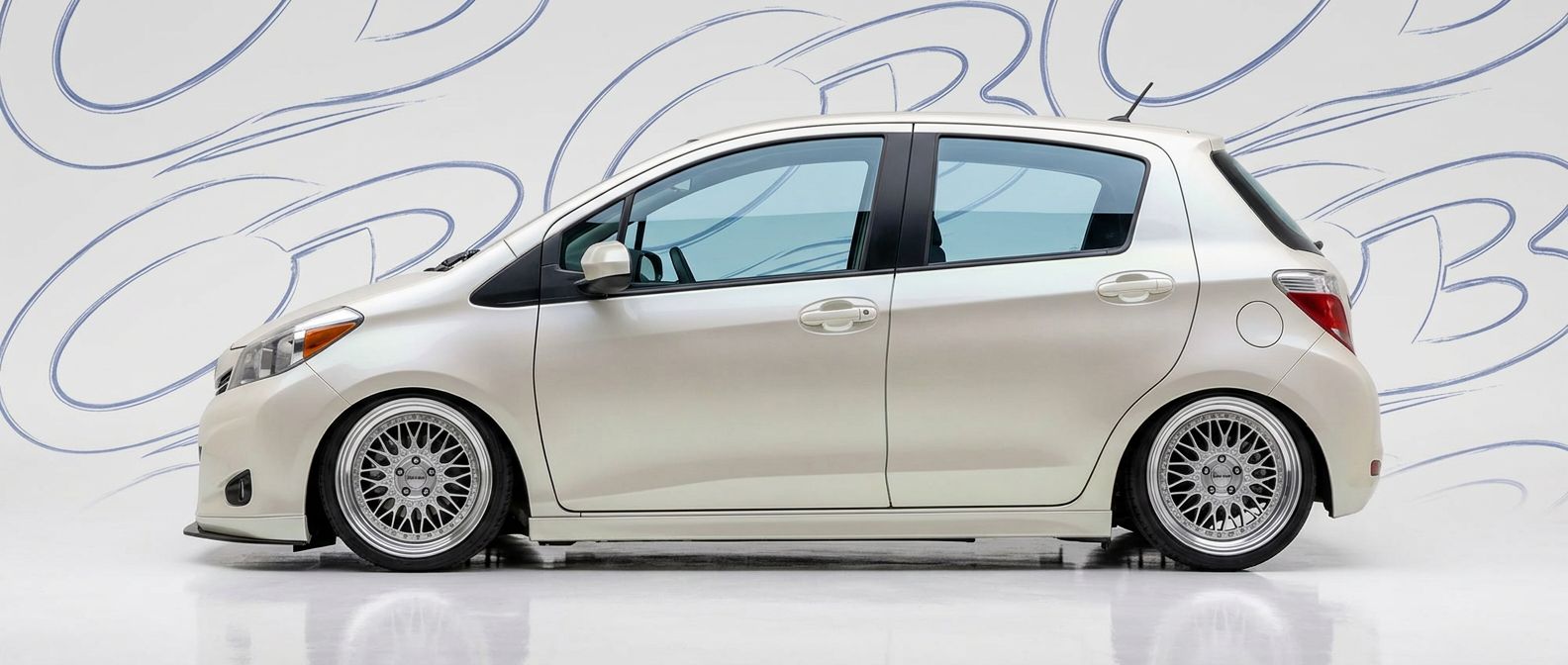 Detailed view of 2011 Toyota Yaris 2011 featuring lightweight, durable construction.