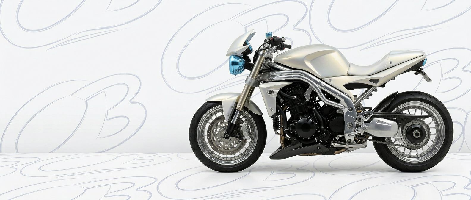 Detailed view of 2010 Triumph Speed Triple R 2010 featuring lightweight, durable construction.
