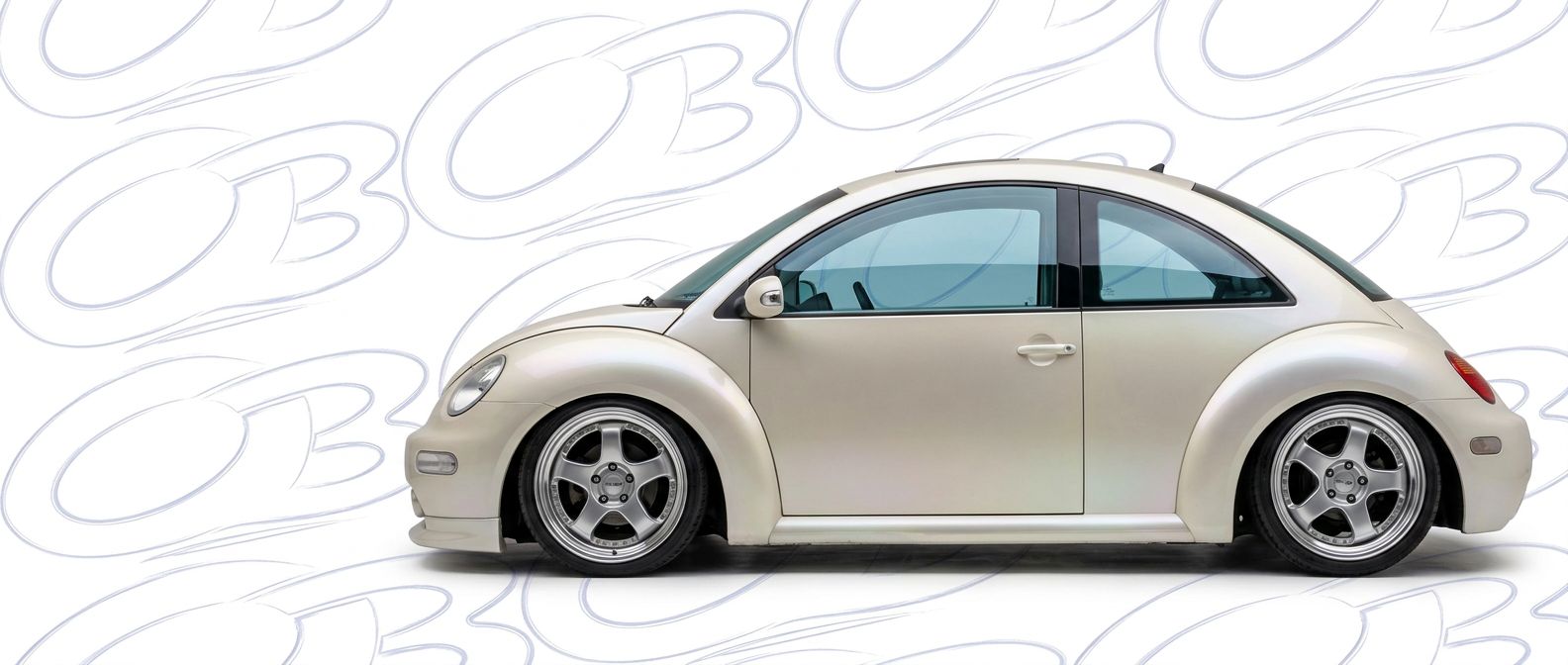 Front-angle view of 2002 Volkswagen Beetle 2002 - Durable and stylish exterior enhancement.