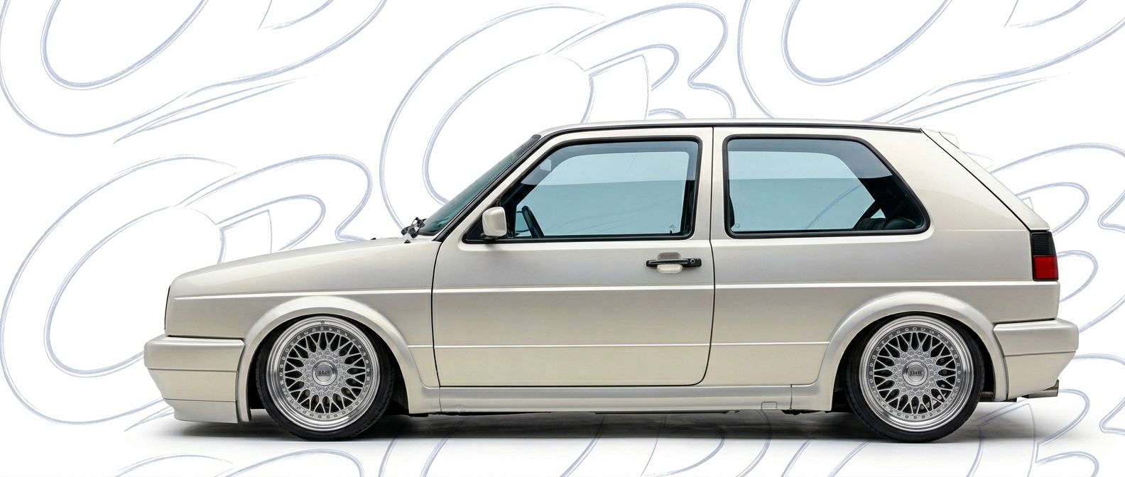 High-quality 1990 Volkswagen Golf 1990 exterior shot with professional studio lighting.