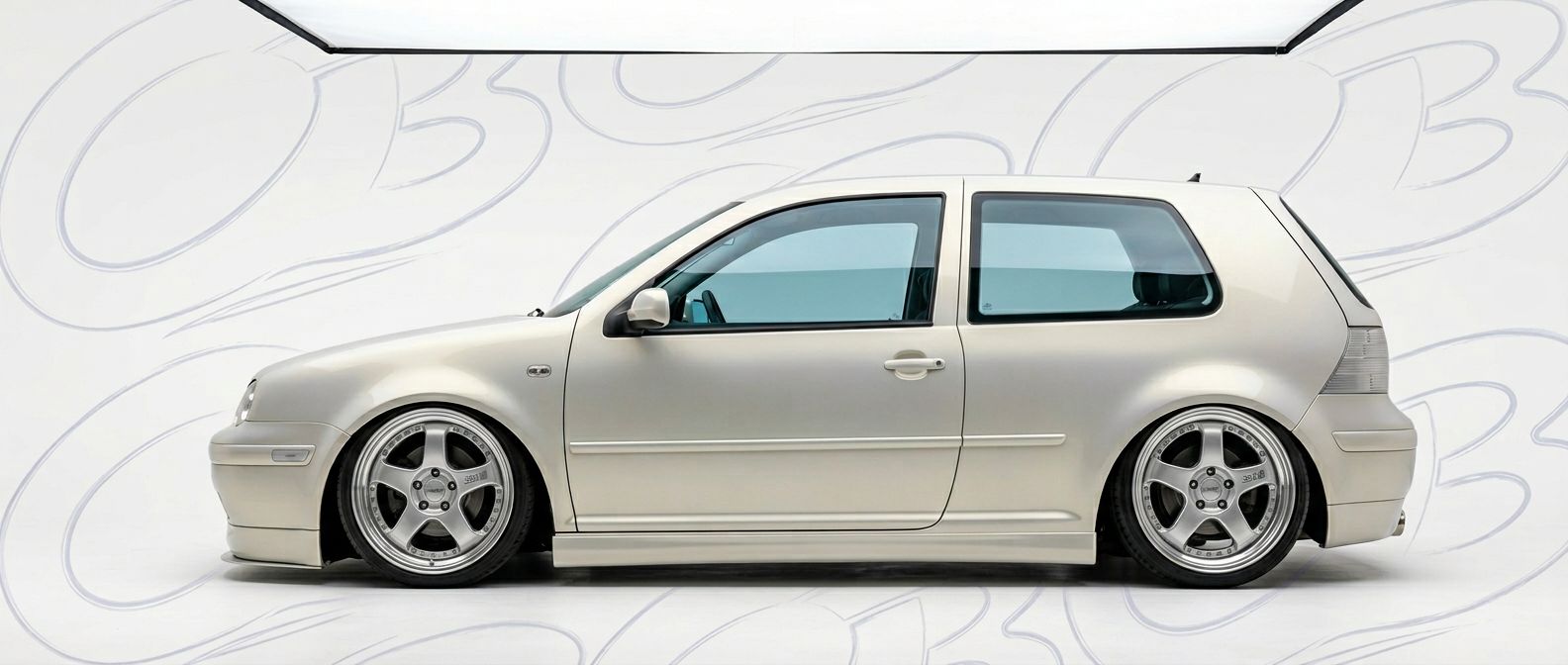 Front-angle view of 1999 Volkswagen Golf 1999 - Durable and stylish exterior enhancement.