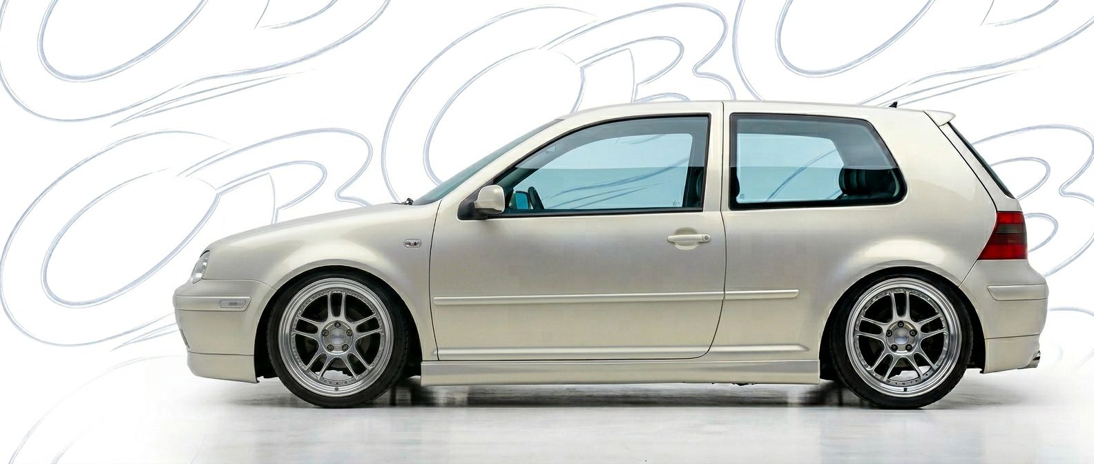 Professional automotive photography of a 2005 Volkswagen Gti with high-fidelity 2005.