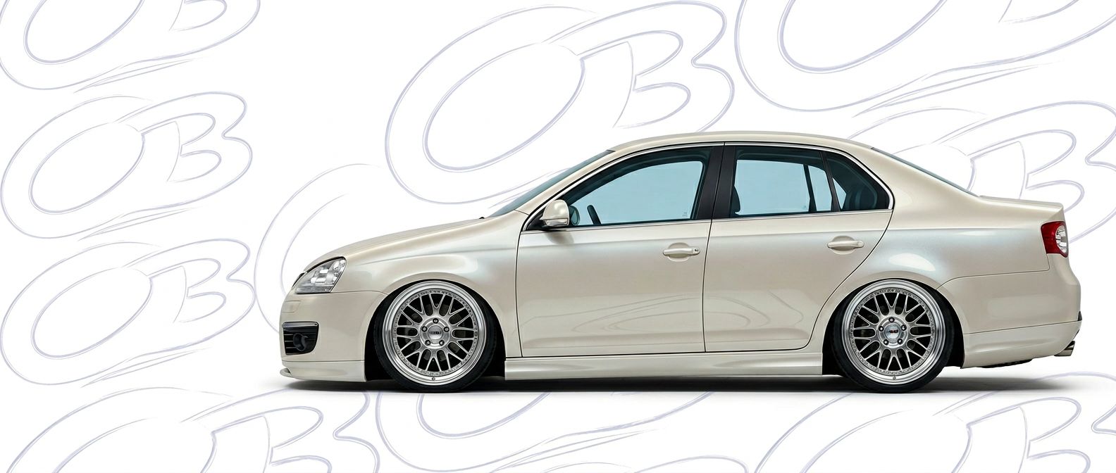 Front-angle view of 2007 Volkswagen Jetta 2007 - Durable and stylish exterior enhancement.