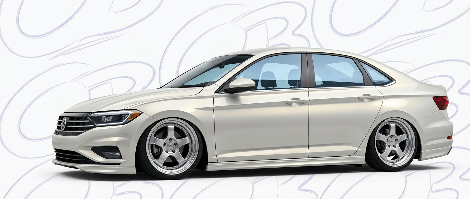Front-angle view of 2025 Volkswagen Jetta 2025 - Durable and stylish exterior enhancement.