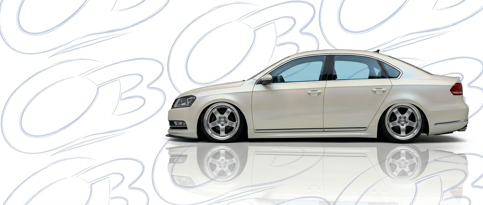 Professional automotive photography of a 2011 Volkswagen Passat with high-fidelity 2011.