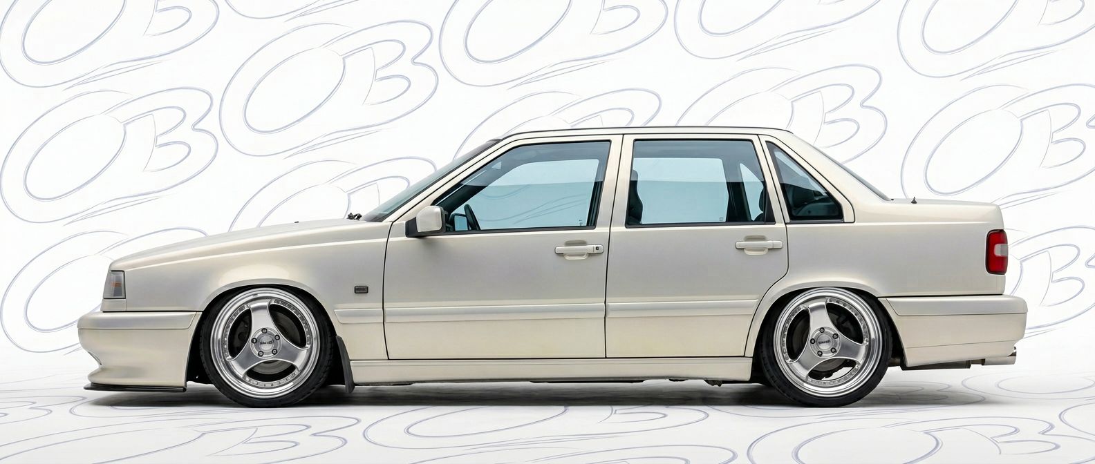 Professional automotive photography of a 1995 Volvo 850 with high-fidelity 1995.