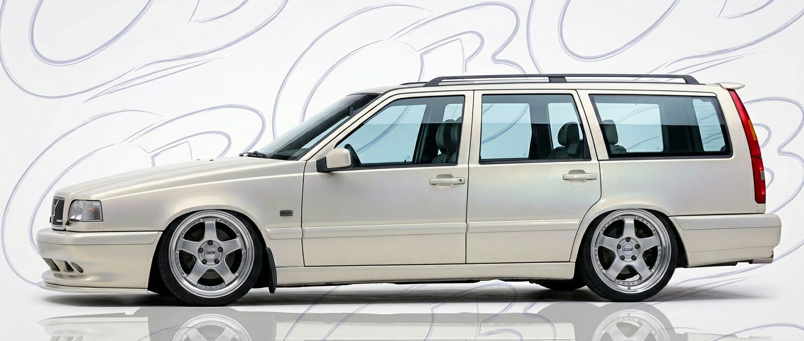High-quality  Volvo 850 850 exterior shot with professional studio lighting.