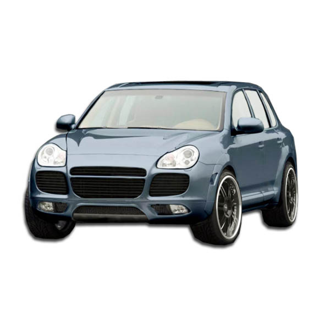 All kind of body kits for Porsche Cayenne 2003. Exterior/Front Bumpers or Lips 