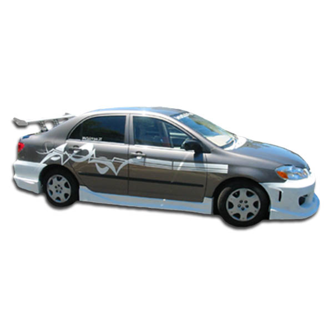 All kind of body kits for Toyota Corolla 2003. Exterior/Side Skirts 