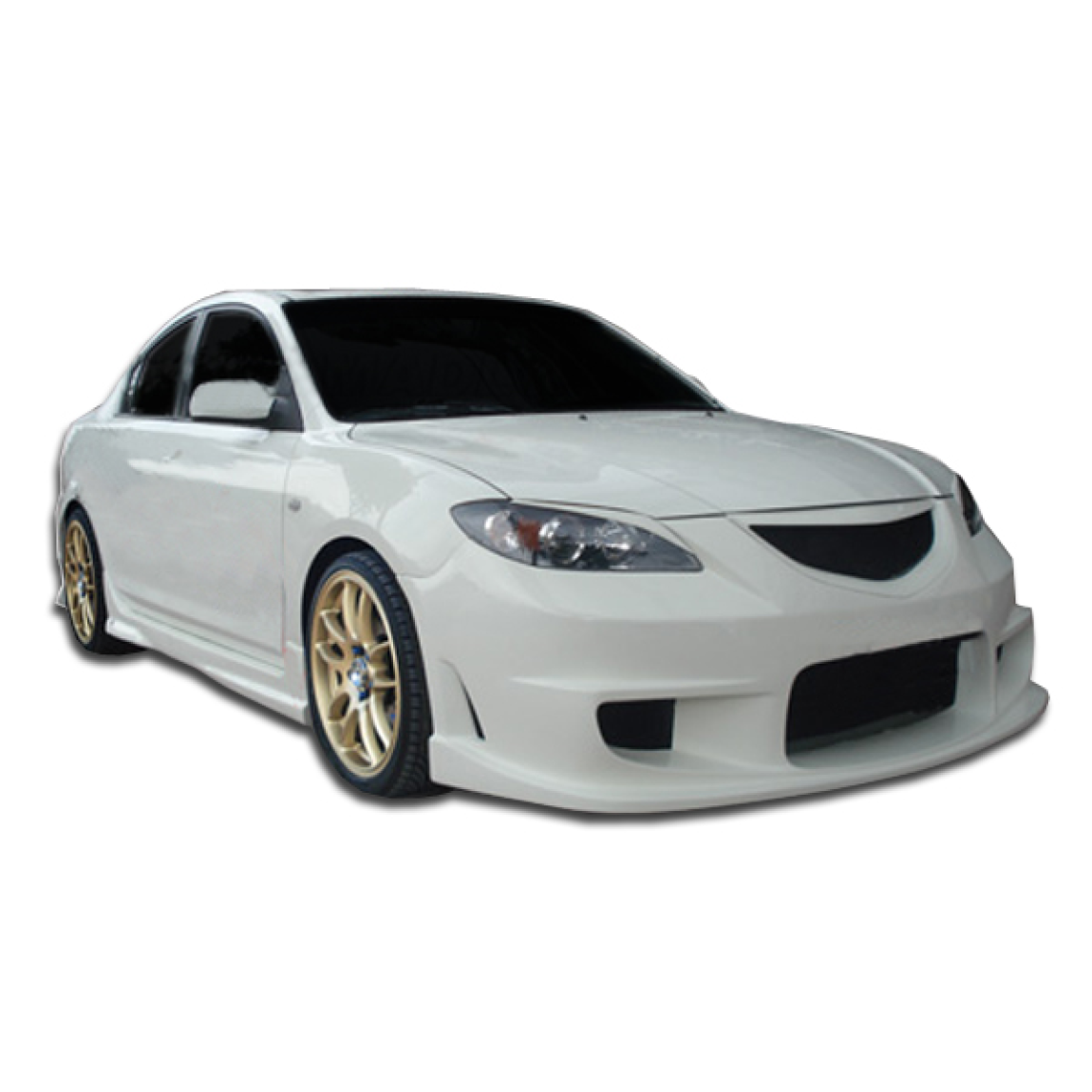 All kind of body kits for Mazda 3 2004. Exterior/Front Bumpers or Lips 