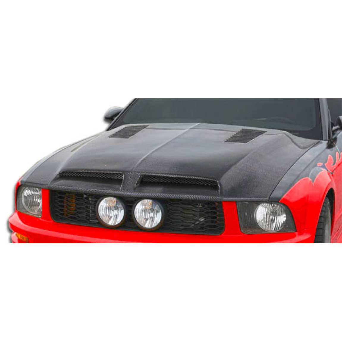 All kind of body kits for Ford Mustang 2005. Exterior/Hoods 