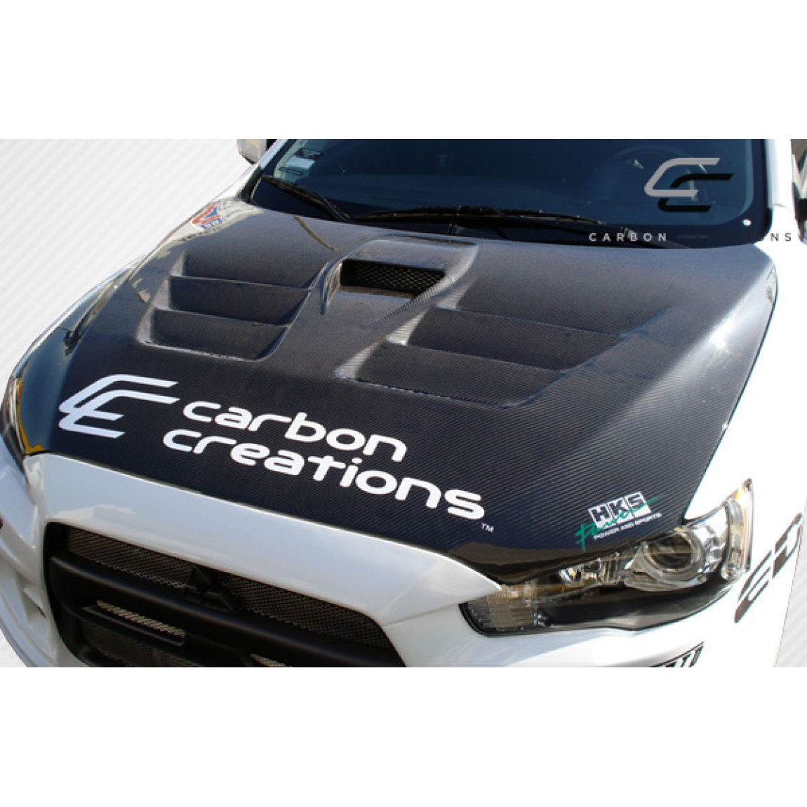 All kind of body kits for Mitsubishi Evolution 2008. Exterior/Hoods 