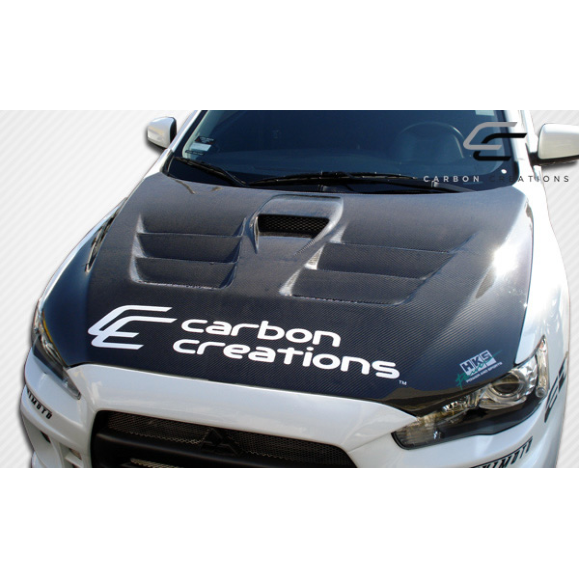 All kind of body kits for Mitsubishi Evolution 2008. Exterior/Hoods 