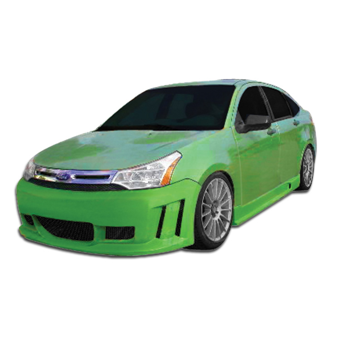 All kind of body kits for Ford Focus 2008. Exterior/Front Bumpers or Lips 