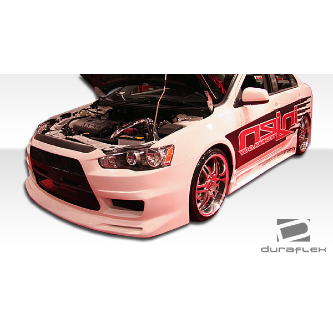 All kind of body kits for Mitsubishi Lancer 2008. Exterior/Front Bumpers or Lips 