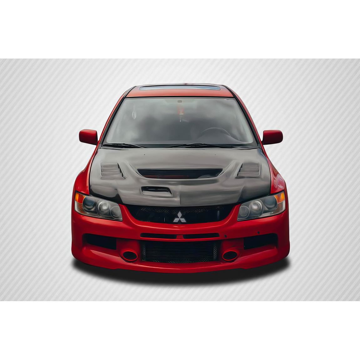 All kind of body kits for Mitsubishi Evolution 2003. Exterior/Hoods 