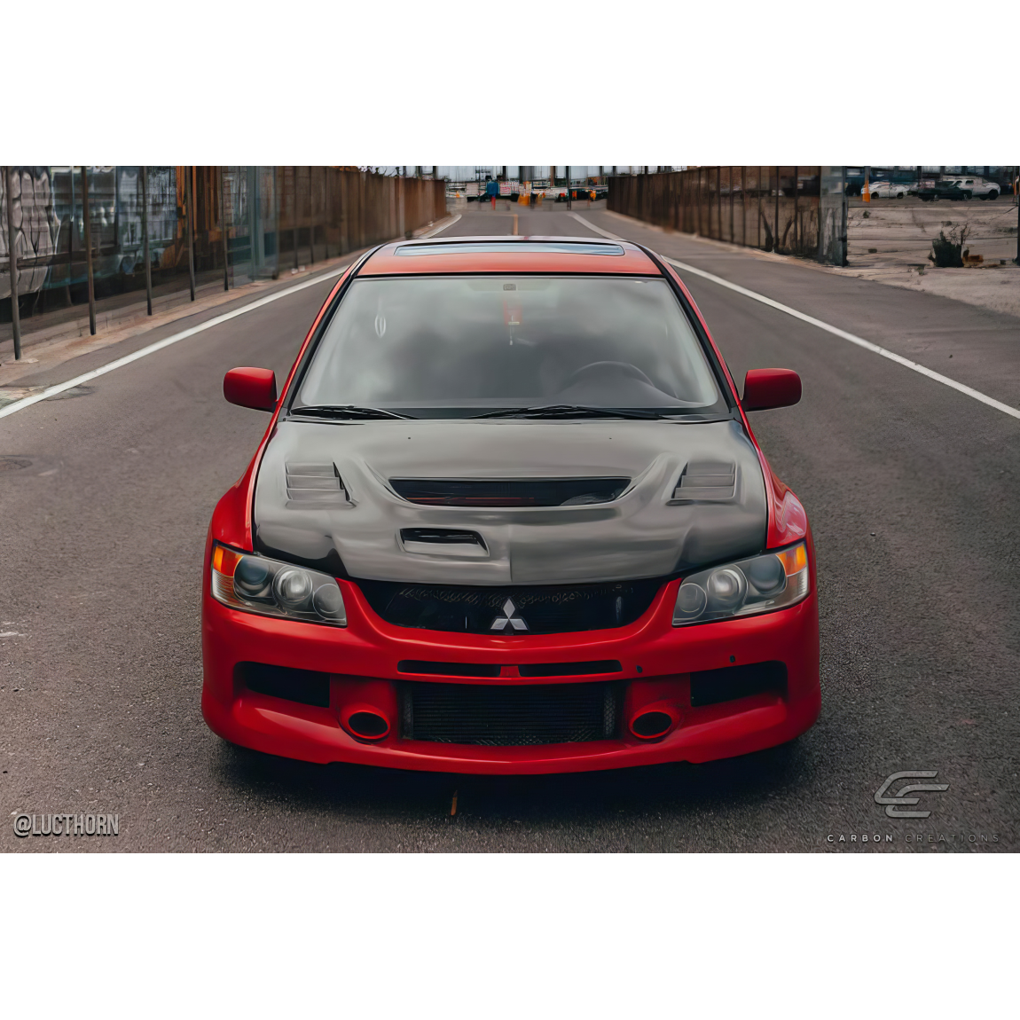 All kind of body kits for Mitsubishi Evolution 2003. Exterior/Hoods 