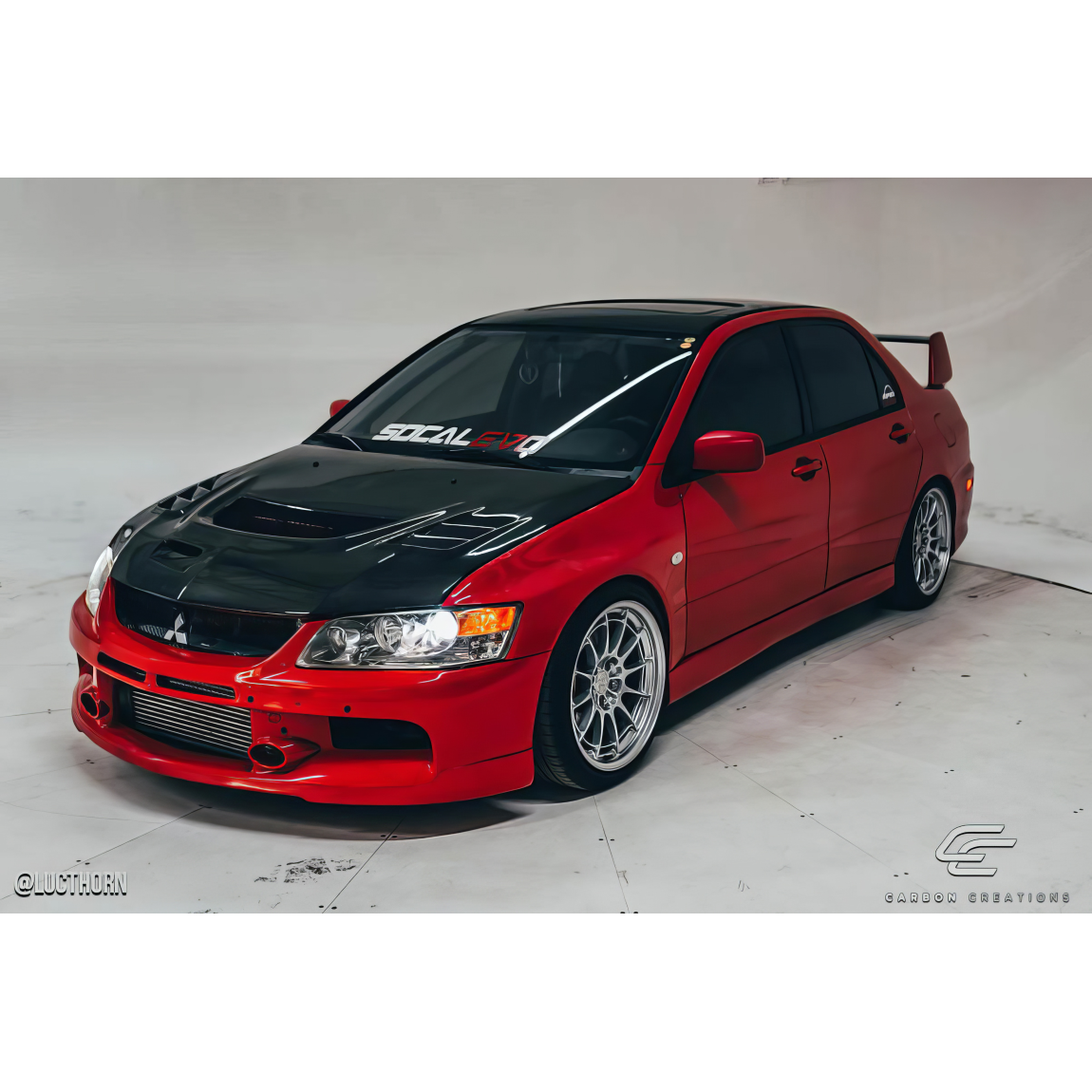 All kind of body kits for Mitsubishi Evolution 2003. Exterior/Hoods 