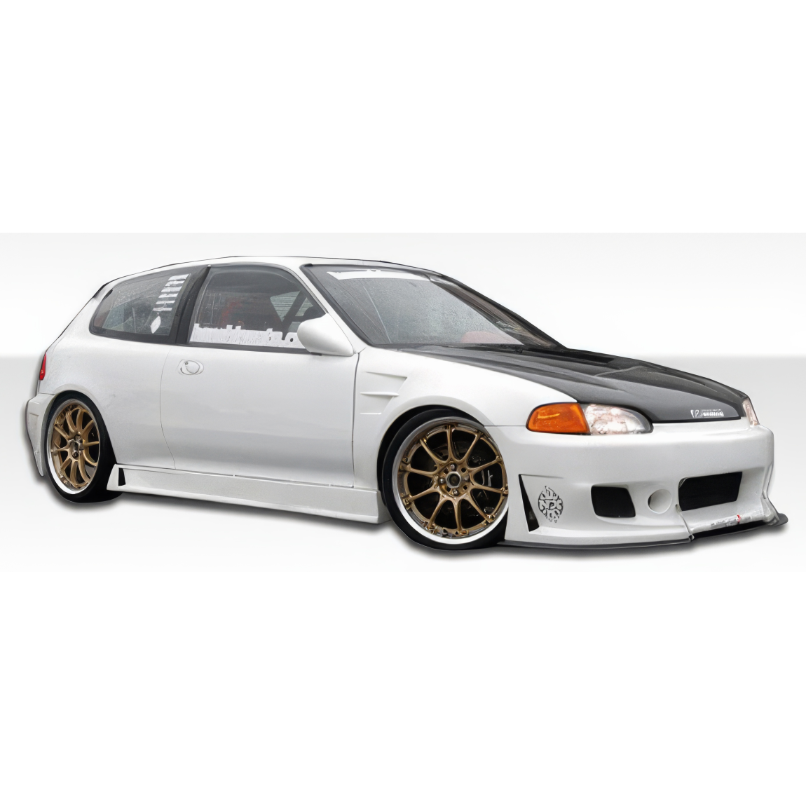 All kind of body kits for Honda Civic 1992. Exterior/Side Skirts 