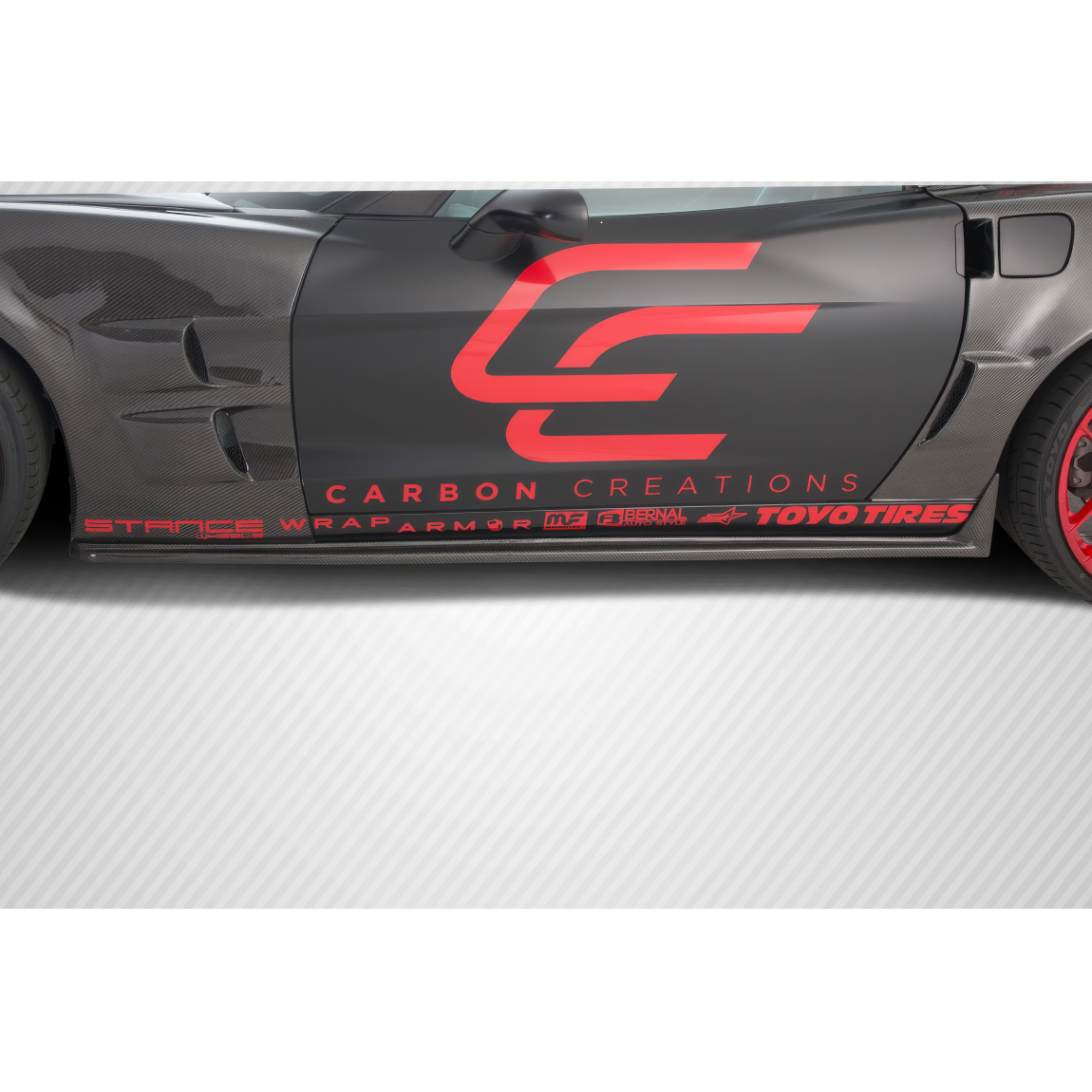 All kind of body kits for Chevrolet Corvette 2005. Exterior/Side Skirts 