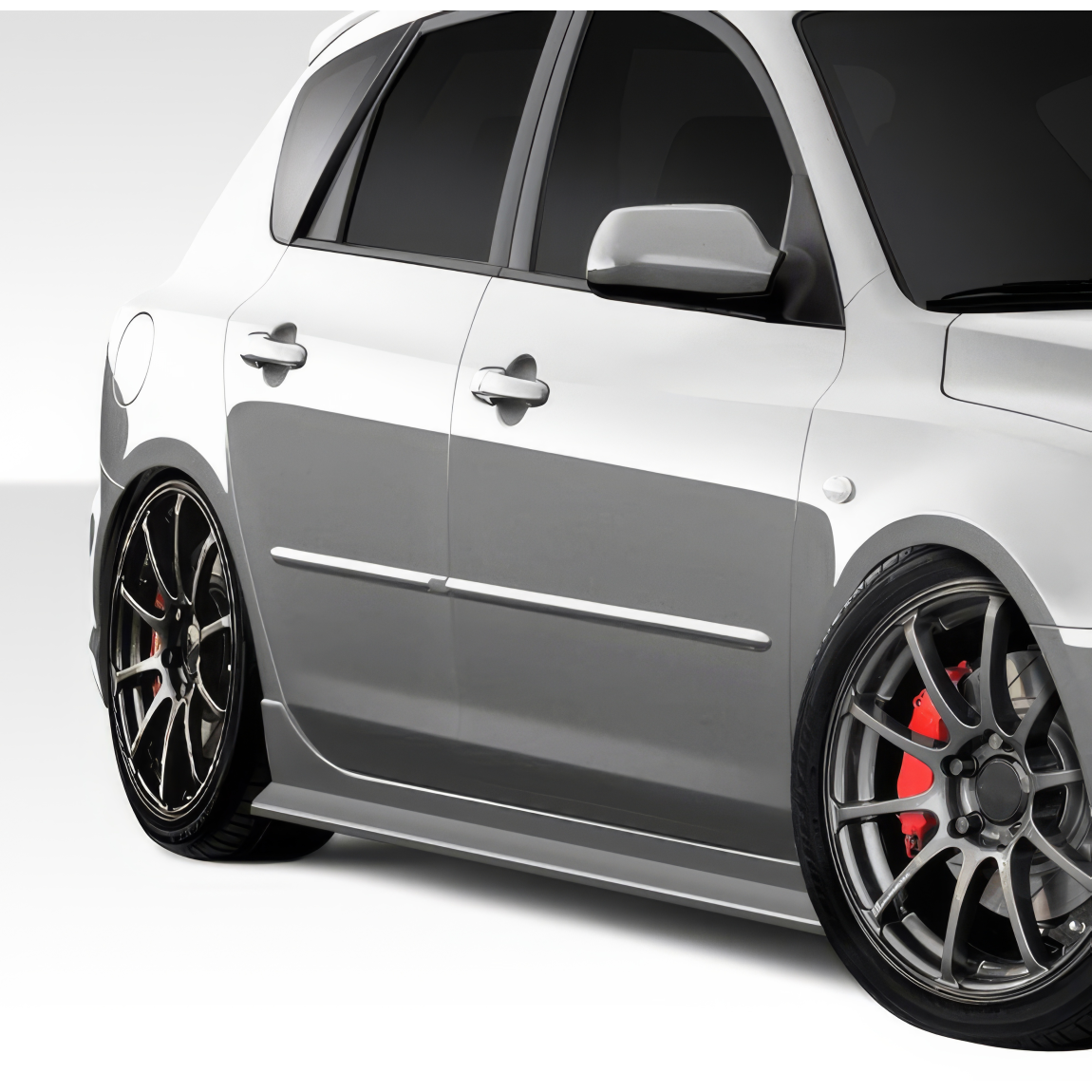 All kind of body kits for Mazda 3 2004. Exterior/Side Skirts 