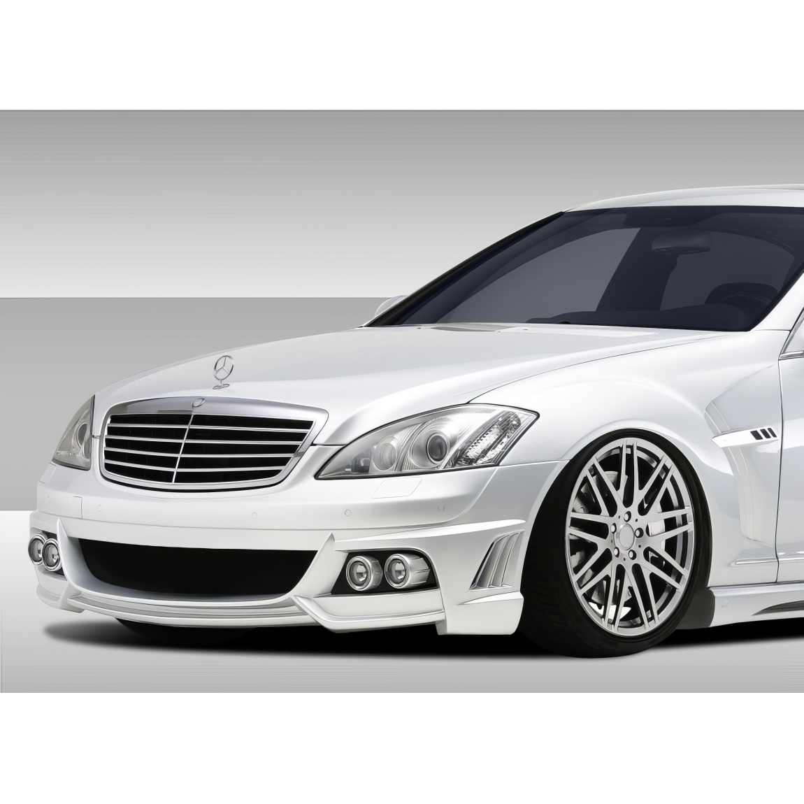 All kind of body kits for Mercedes-Benz S-Class 2007. Exterior/Front Bumpers or Lips 