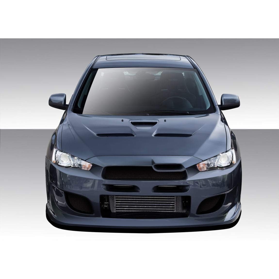 All kind of body kits for Mitsubishi Lancer 2008. Exterior/Front Bumpers or Lips 