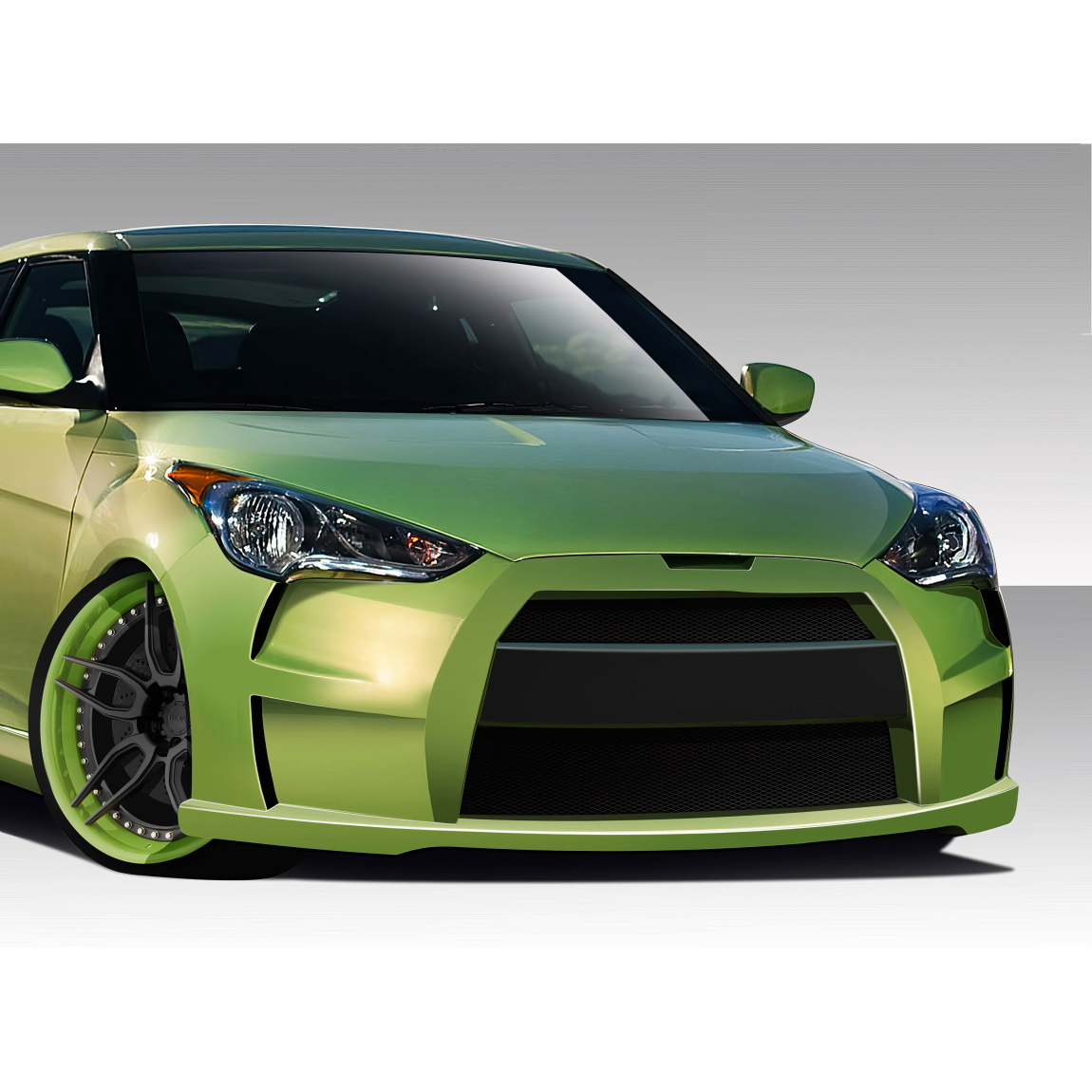 All kind of body kits for Hyundai Veloster 2012. Exterior/Front Bumpers or Lips 