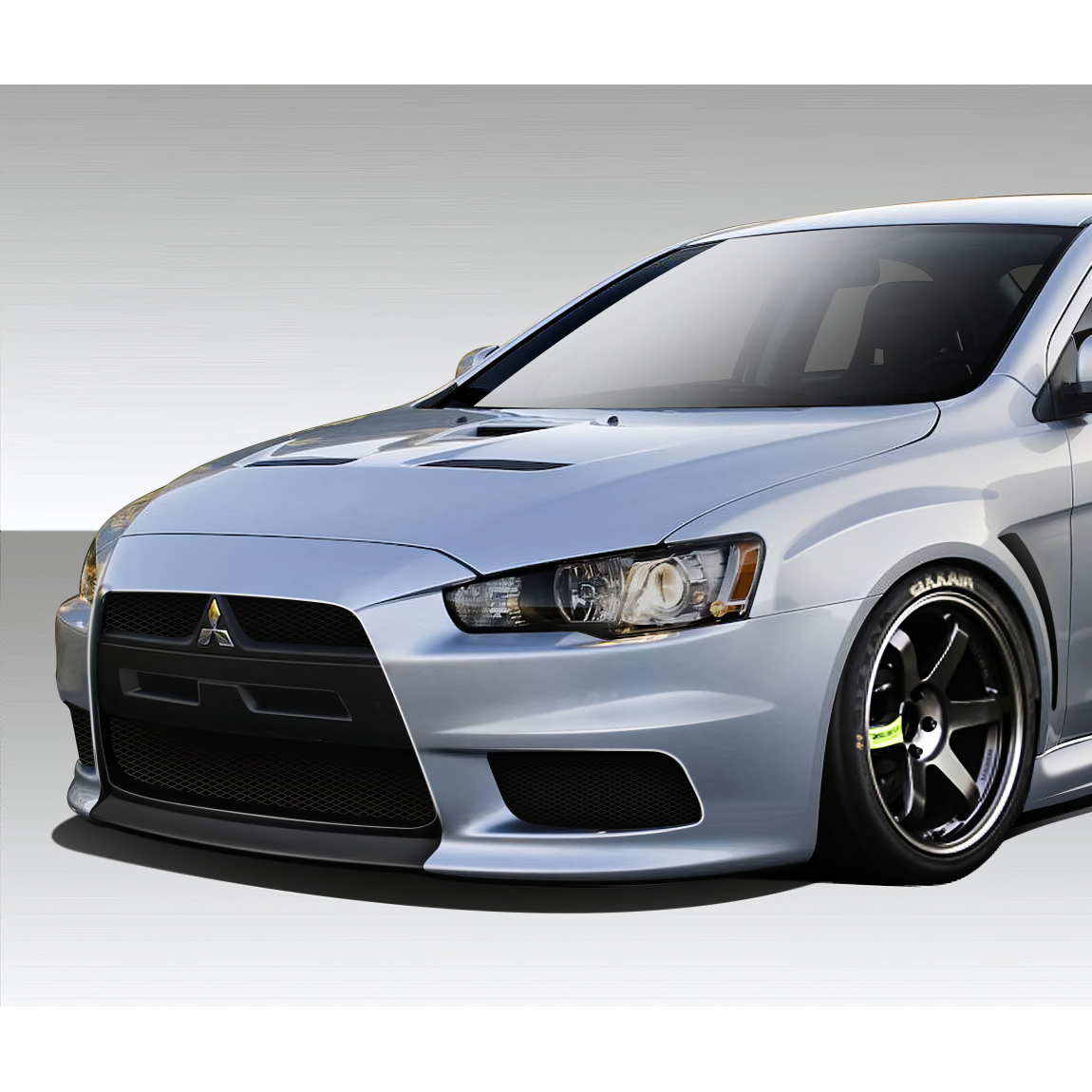 All kind of body kits for Mitsubishi Lancer 2008. Exterior/Front Bumpers or Lips 