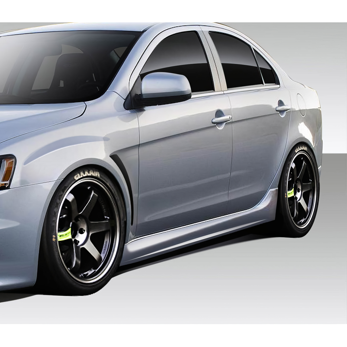 All kind of body kits for Mitsubishi Lancer 2008. Exterior/Side Skirts 