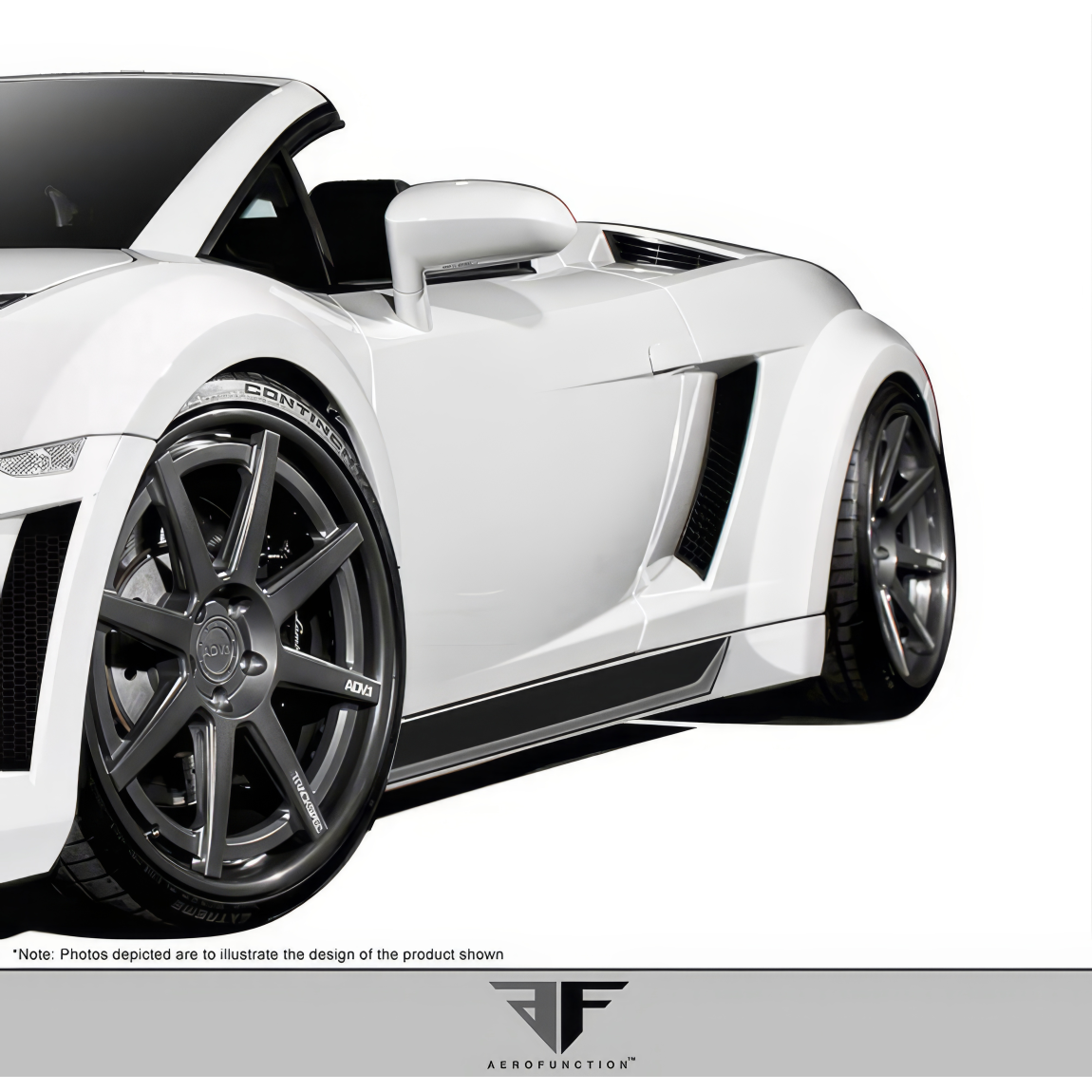 All kind of body kits for Lamborghini Gallardo 2004. Exterior/Side Skirts 