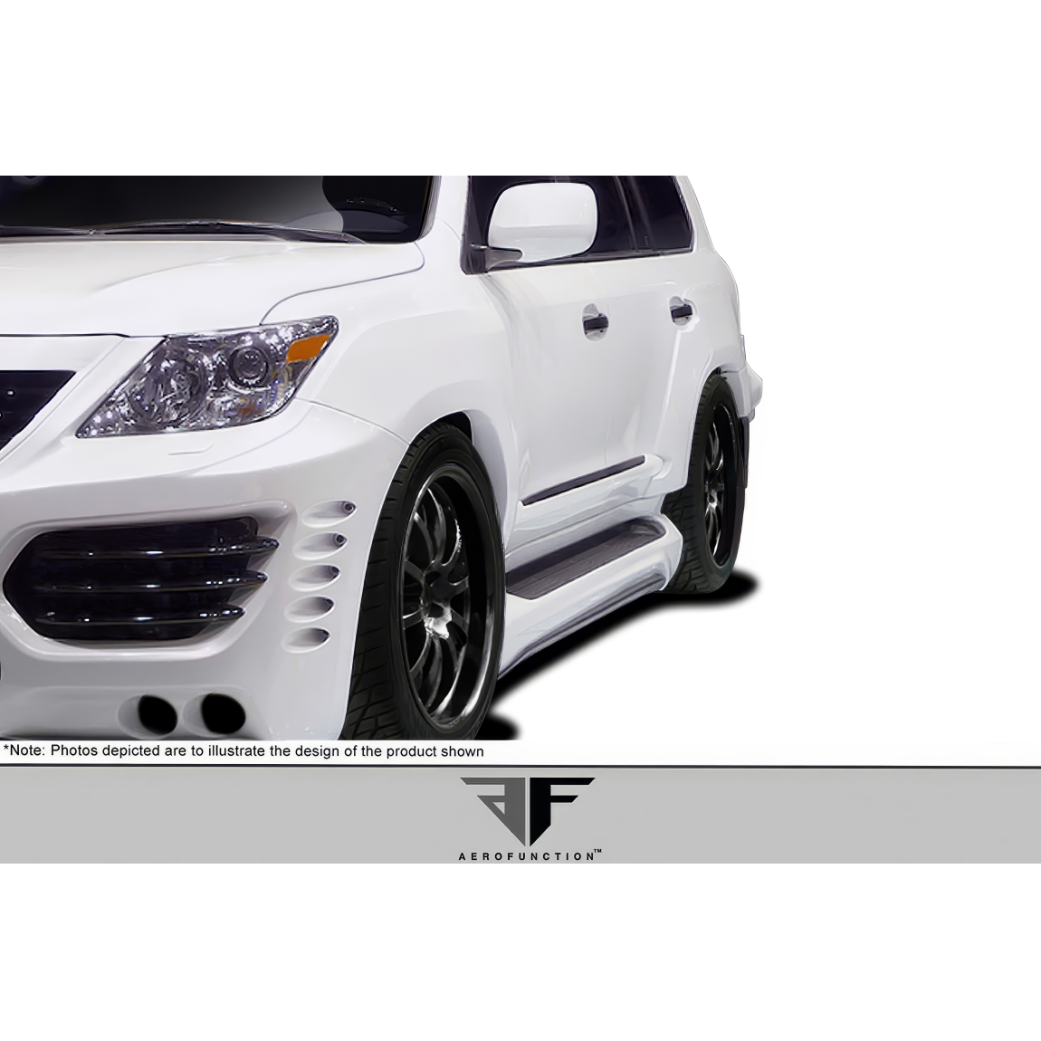 All kind of body kits for Lexus LX570 2008. Exterior/Side Skirts 